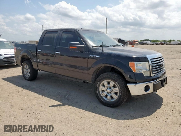 2012 Ford F-150 XL with VIN 1FTFW1EF2CFC06627, listed as a Copart auction lot 58187725 with 185,553 mi miles and Salvage title. Bid and sale history available at DreamBid. Image 4.