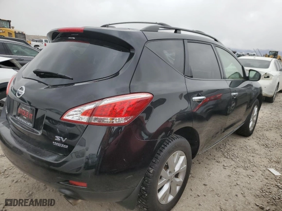 2014 Nissan Murano SV with VIN JN8AZ1MU1EW403135, listed as a Copart auction lot 48060925 with 189,440 mi miles and Clean Title. Bid and sale history available at carsss.com. Image 3.