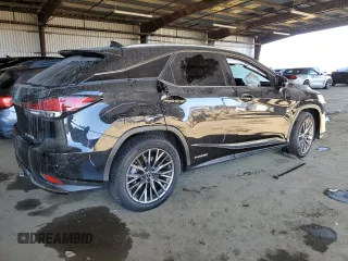 2021 Lexus RX with VIN 2T2YGMDA0MC059565, listed as a Copart auction lot 84219654 with 36,699 mi miles and Salvage Title. Bid and sale history available at carsss.com. Image 3.