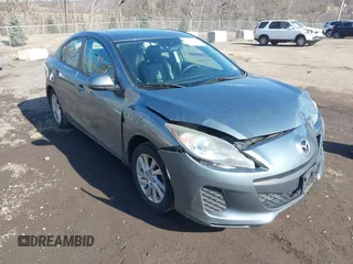 2012 Mazda Mazda3 i Grand Touring with VIN JM1BL1W82C1677505, listed as a IAAI auction lot 41684777 with 124,454 mi miles. Bid and sale history available at carsss.com. Image 1.