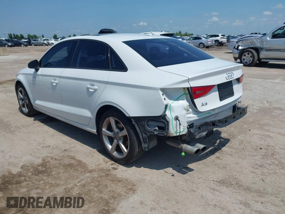 2015 Audi A3 Premium with VIN WAUACGFF4F1080063, listed as a IAAI auction lot 42496598 with 90,906 mi miles and . Bid and sale history available at DreamBid. Image 3.
