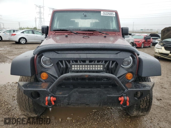 2008 Jeep Wrangler X with VIN 1J4FA24188L624865, listed as a Copart auction lot 55326885 with 142,185 mi miles and Clean Title. Bid and sale history available at DreamBid. Image 5.