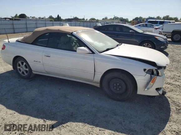 2002 Toyota Solara SE z VIN 2T1FF28P22C595397, wystawiony jako Copart lot #58276695 z przebiegiem Nie podano mil oraz Szkoda całkowita • Salvage title. Historia ofert i sprzedaży dostępna na DreamBid. Obrazek 4.