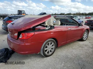 2008 Chrysler Sebring Limited with VIN 1C3LC65M58N179433, listed as a Copart auction lot 77661614 with 0 mi miles and Non Repairable. Bid and sale history available at carsss.com. Image 3.