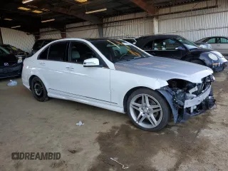 2013 Mercedes-Benz C 350 Sport with VIN WDDGF5HB4DG155153, listed as a Copart auction lot 87117974 with 9,198 mi miles and Clean Title. Bid and sale history available at DreamBid. Image 4.