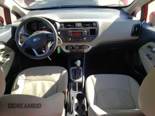 2014 Kia Rio LX with VIN KNADM4A37E6370952, listed as a Copart auction lot 70787814 with 107,958 mi miles and Salvage Title. Bid and sale history available at DreamBid. Image 8.