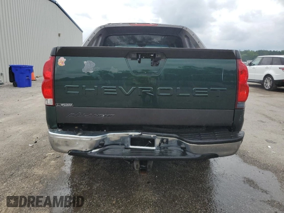 2004 Chevrolet Avalanche Z66 with VIN 3GNEC12T74G283063, listed as a Copart auction lot 59161325 with 168,997 mi miles and Salvage title. Bid and sale history available at DreamBid. Image 6.
