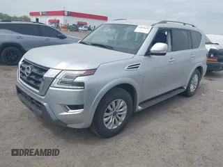 2021 Nissan Armada SV z VIN JN8AY2AD6M9661144, wystawiony jako IAAI lot #41854432 z przebiegiem 91 888 mil mil oraz . Historia ofert i sprzedaży dostępna na DreamBid. Obrazek 19.