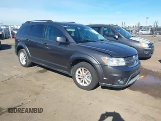 2015 Dodge Journey SXT with VIN 3C4PDCBG9FT696593, listed as a IAAI auction lot 41600713 with 139,763 mi miles. Bid and sale history available at carsss.com. Image 1.