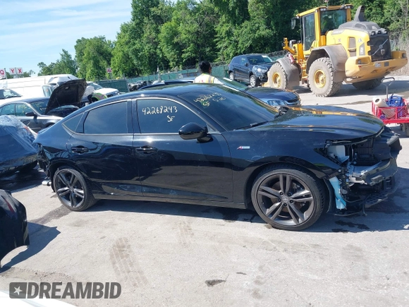 2023 Acura Integra w/A-Spec Package with VIN 19UDE4H39PA022089, listed as a IAAI auction lot 42268243 with 33,276 mi miles and . Bid and sale history available at DreamBid. Image 14.