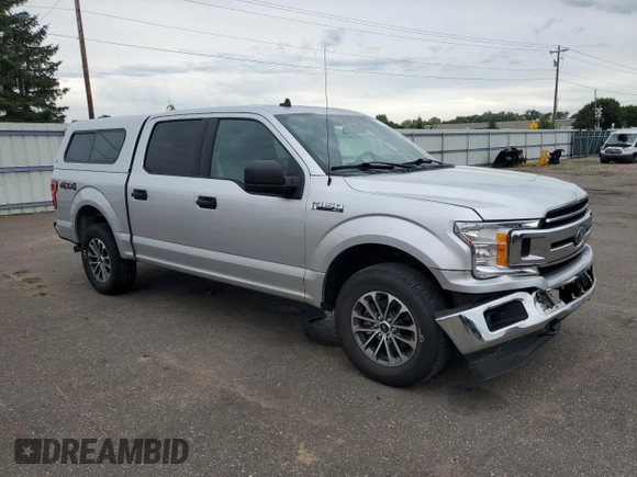 2019 Ford F-150 XL with VIN 1FTEW1E54KFA20203, listed as a Copart auction lot 64373765 with 79,550 mi miles and Salvage title. Bid and sale history available at DreamBid. Image 4.