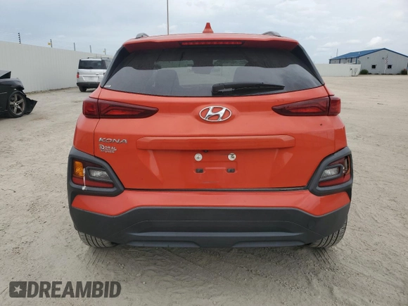 2019 Hyundai Kona SEL with VIN KM8K62AA3KU346030, listed as a Copart auction lot 54102155 with 25,803 mi miles and Non Repairable. Bid and sale history available at carsss.com. Image 6.