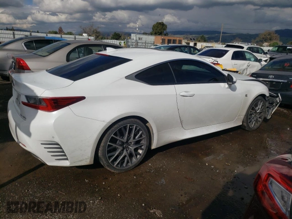 2015 Lexus RC 350 F Sport with VIN JTHHE5BC2F5009432, listed as a Copart auction lot 41744414 with 74,482 mi miles and . Bid and sale history available at DreamBid. Image 3.