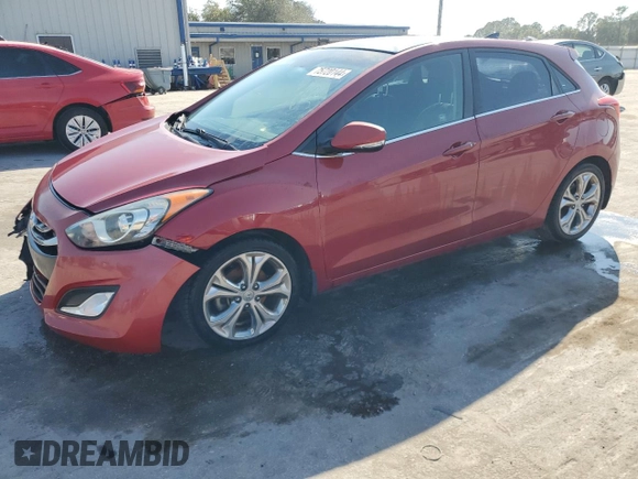 2013 Hyundai Elantra GT with VIN KMHD35LE7DU135564, listed as a Copart auction lot 75720144 with 99,742 mi miles and Salvage Title. Bid and sale history available at carsss.com. Image 1.