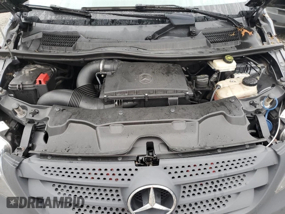 2016 Mercedes-Benz Metris Cargo with VIN WD3PG2EA1G3099809, listed as a Copart auction lot 56832815 with 99,440 mi miles and Salvage title. Bid and sale history available at DreamBid. Image 12.