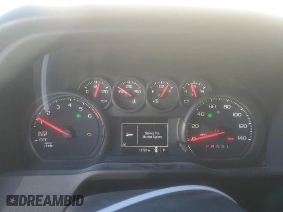 2023 Chevrolet Silverado 1500 Work Truck with VIN 3GCNAAED8PG183643, listed as a Copart auction lot 45370915 with 17,791 mi miles and Salvage Title. Bid and sale history available at carsss.com. Image 9.
