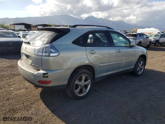 2006 Lexus RX 400h with VIN JTJHW31U760027898, listed as a Copart auction lot 45361545 with 266,552 mi miles and Salvage Title. Bid and sale history available at carsss.com. Image 3.