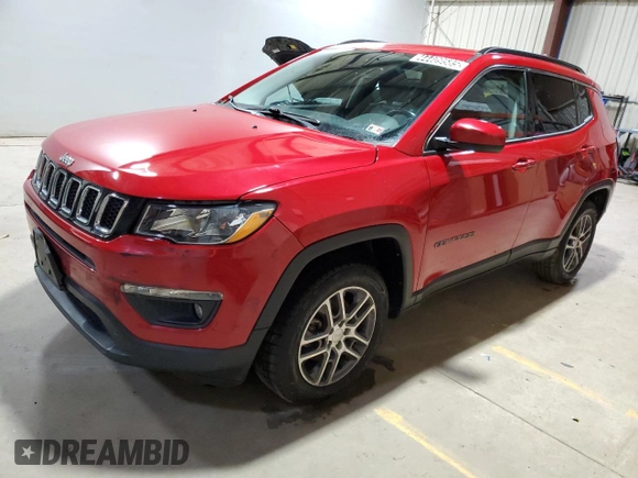 2020 Jeep Compass Latitude with VIN 3C4NJDBBXLT240866, listed as a Copart auction lot 44409585 with 78,356 mi miles and Clean Title. Bid and sale history available at DreamBid. Image 1.