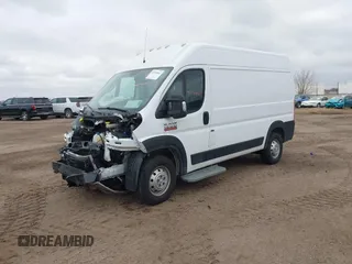 2021 Ram ProMaster Cargo with VIN 3C6LRVBG4ME542149, listed as a IAAI auction lot 41593841 with 70,022 mi miles. Bid and sale history available at carsss.com. Image 18.