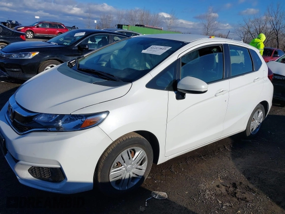 2018 Honda Fit LX with VIN 3HGGK5H42JM723829, listed as a IAAI auction lot 41227849 with 50,267 mi miles. Bid and sale history available at carsss.com. Image 19.