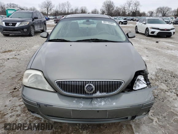 2004 Mercury Sable LS Premium with VIN 1MEHM55S34A608589, listed as a Copart auction lot 46110385 with 113,919 mi miles and Salvage Title. Bid and sale history available at carsss.com. Image 5.