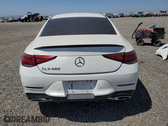 2021 Mercedes-Benz CLS 450 with VIN W1K2J5JB7MA087033, listed as a Copart auction lot 63196523 with 21,675 mi miles and . Bid and sale history available at DreamBid. Image 6.