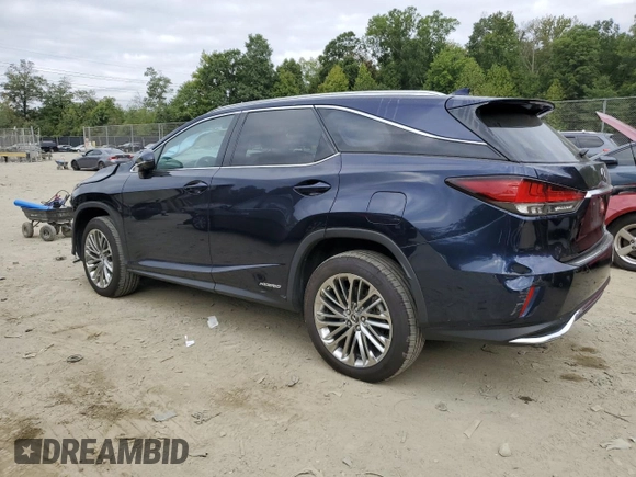 2022 Lexus RX with VIN JTJJGKFA7N2029399, listed as a Copart auction lot 70560884 with 13,672 mi miles and Salvage Title. Bid and sale history available at carsss.com. Image 2.