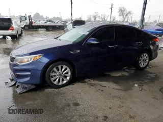 2018 Kia Optima EX with VIN 5XXGU4L33JG181532, listed as a Copart auction lot 47999055 with 131,839 mi miles and Salvage Title. Bid and sale history available at carsss.com. Image 1.