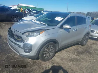 2017 Kia Sportage EX with VIN KNDPN3AC6H7237346, listed as a IAAI auction lot 41599545 with 74,151 mi miles. Bid and sale history available at carsss.com. Image 2.