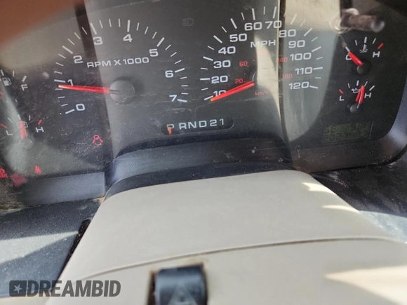 2005 Ford F-150 XLT with VIN 1FTRX12565KB21614, listed as a Copart auction lot 61488075 with 202,747 mi miles and Salvage title. Bid and sale history available at DreamBid. Image 9.