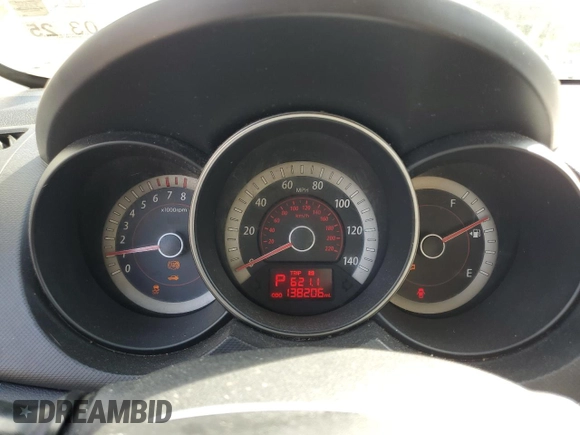2010 Kia Forte EX with VIN KNAFU4A21A5053314, listed as a Copart auction lot 50621285 with 138,206 mi miles and Salvage Title. Bid and sale history available at carsss.com. Image 9.