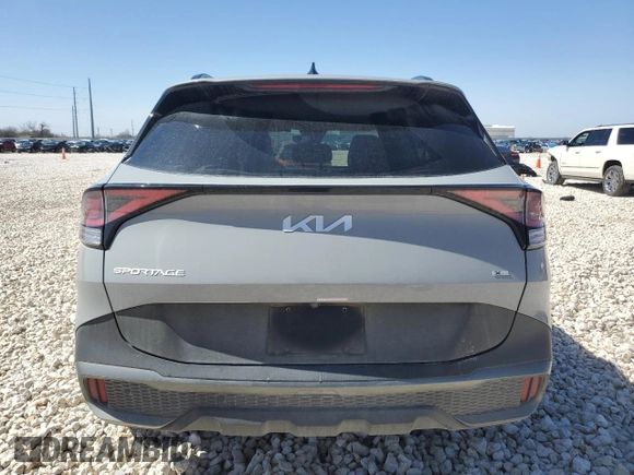 2023 Kia Sportage X-Line with VIN 5XYK6CAF9PG082438, listed as a Copart auction lot 47044995 with 28,717 mi miles and Salvage Title. Bid and sale history available at carsss.com. Image 6.