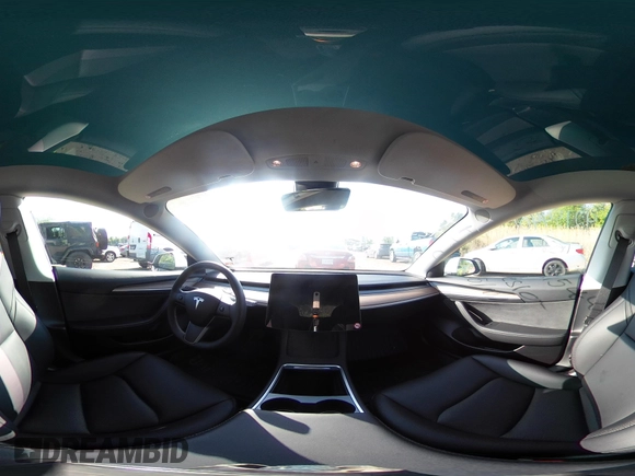 2023 Tesla Model 3 with VIN 5YJ3E1EA3PF617460, listed as a IAAI auction lot 42154401 with 9,578 mi miles and . Bid and sale history available at DreamBid. Image 20.