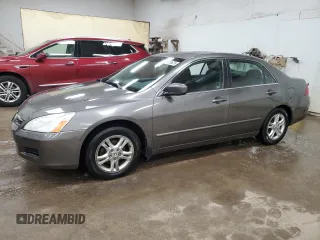 2007 Honda Accord EX с VIN 1HGCM567X7A808946, выставлен на аукционе Copart как лот 56838625 с пробегом Не указан миль и Чистый • Clean title. История ставок и продаж доступна на DreamBid. Изображение 1.