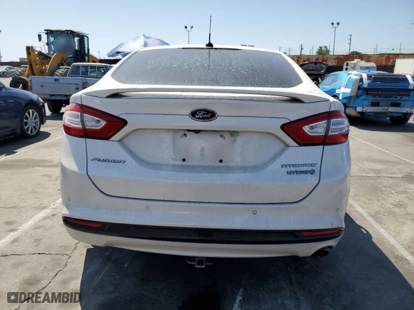2015 Ford Fusion Titanium Hybrid with VIN 3FA6P0RUXFR245253, listed as a Copart auction lot 52189475 with 164,876 mi miles and Salvage Title. Bid and sale history available at carsss.com. Image 6.
