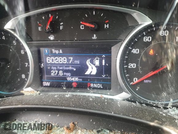 2022 Chevrolet Equinox LS with VIN 3GNAXSEV9NS163074, listed as a Copart auction lot 59189665 with 65,406 mi miles and Salvage title. Bid and sale history available at DreamBid. Image 9.