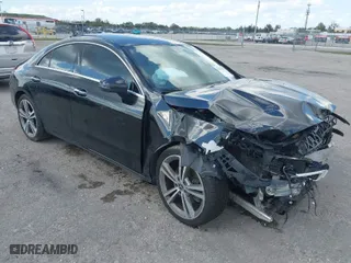 2021 Mercedes-Benz CLA with VIN W1K5J4GB9MN160555, listed as a IAAI auction lot 41528115 with 64,589 mi miles. Bid and sale history available at carsss.com. Image 1.