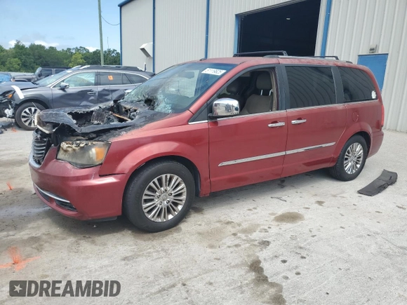 2011 Chrysler Town & Country Limited with VIN 2A4RR6DG6BR656150, listed as a Copart auction lot 51119625 with 0 mi miles and Salvage Title. Bid and sale history available at carsss.com. Image 1.