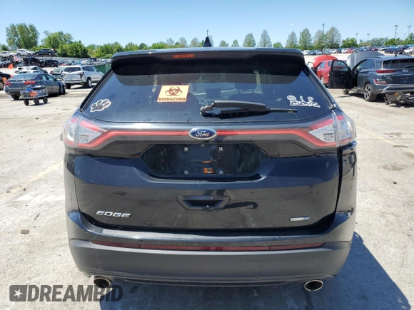 2018 Ford Edge SE с VIN 2FMPK4G99JBC00665, выставлен на аукционе Copart как лот 55854805 с пробегом Не указан миль и Списание • Salvage title. История ставок и продаж доступна на DreamBid. Изображение 6.
