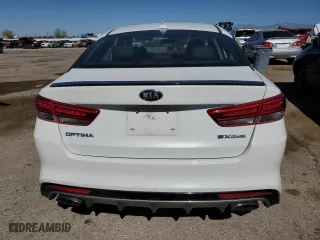 2017 Kia Optima SX with VIN 5XXGW4L2XHG137491, listed as a Copart auction lot 42572805 with 104,323 mi miles and Salvage Title. Bid and sale history available at carsss.com. Image 6.