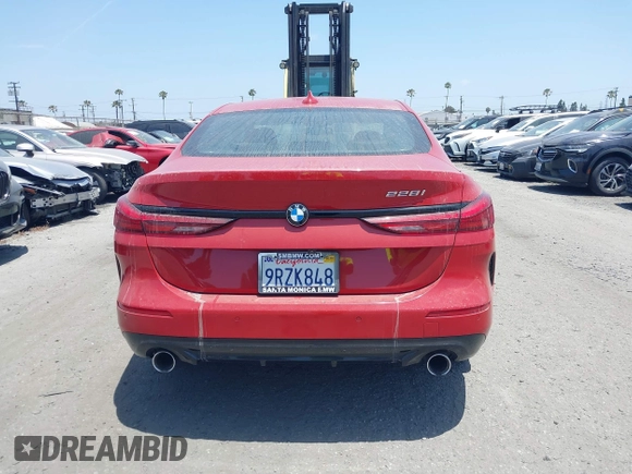 2021 BMW 2 Series 228i with VIN WBA53AK04M7J13461, listed as a IAAI auction lot 42261729 with 37,681 mi miles and . Bid and sale history available at DreamBid. Image 16.