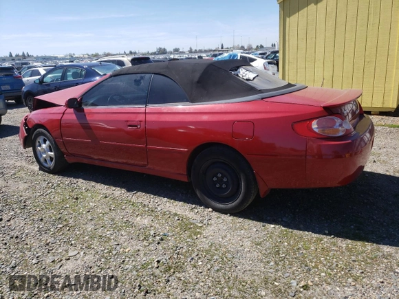 2002 Toyota Solara SE with VIN 2T1FF28P12C588618, listed as a Copart auction lot 50567725 with 178,428 mi miles and Non Repairable. Bid and sale history available at DreamBid. Image 2.