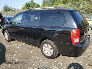 2010 Kia Sedona LX with VIN KNDMG4C38A6345852, listed as a Copart auction lot 68985594 with 146,469 mi miles and Salvage Title. Bid and sale history available at carsss.com. Image 2.