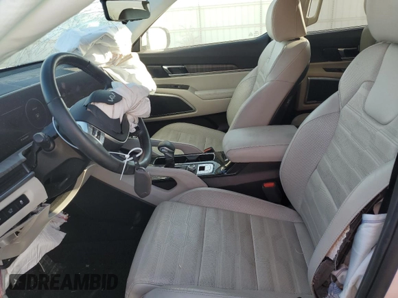 2023 Kia Telluride SX Prestige с VIN 5XYP5DGC6PG359719, выставлен на аукционе Copart как лот 75731334 с пробегом 26 072 миль миль и Списание • Salvage title. История ставок и продаж доступна на DreamBid. Изображение 7.