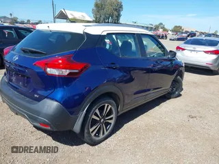 2019 Nissan Kicks S with VIN 3N1CP5CU0KL499248, listed as a IAAI auction lot 41687740 with 64,366 mi miles and . Bid and sale history available at DreamBid. Image 4.