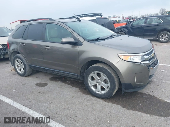 2013 Ford Edge SEL with VIN 2FMDK3JC8DBC81468, listed as a IAAI auction lot 41233506 with 206,107 mi miles. Bid and sale history available at carsss.com. Image 1.