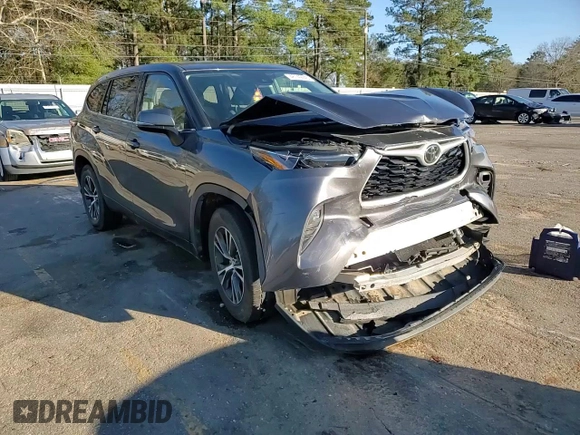 2021 Toyota Highlander L with VIN 5TDZZRAH0MS038093, listed as a Copart auction lot 46149845 with 79,664 mi miles and Salvage title. Bid and sale history available at DreamBid. Image 14.