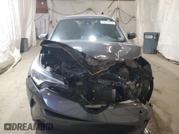 2018 Toyota C-HR XLE with VIN NMTKHMBX4JR051260, listed as a Copart auction lot 49217265 with 153,149 mi miles and Salvage Title. Bid and sale history available at DreamBid. Image 5.