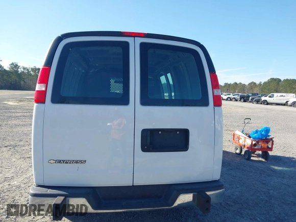2021 Chevrolet Express Cargo with VIN 1GCWGAF7XM1205308, listed as a IAAI auction lot 41829936 with 64,548 mi miles and . Bid and sale history available at DreamBid. Image 17.
