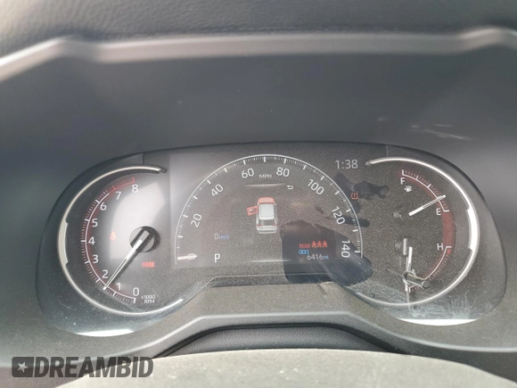 2024 Toyota RAV4 XLE with VIN 2T3P1RFV4RC471176, listed as a Copart auction lot 57896075 with 6,416 mi miles and Salvage title. Bid and sale history available at DreamBid. Image 9.